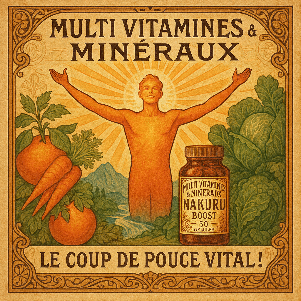 Multi Vitamines & Minéraux | 500 Comprimés | Gamme Boost | Fabriqué en France