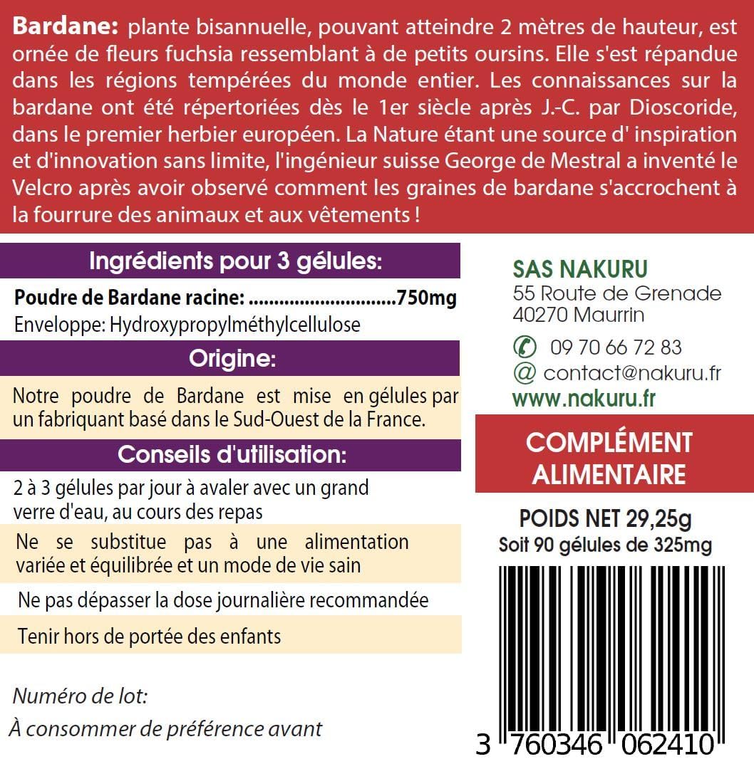 Bardane Gélules