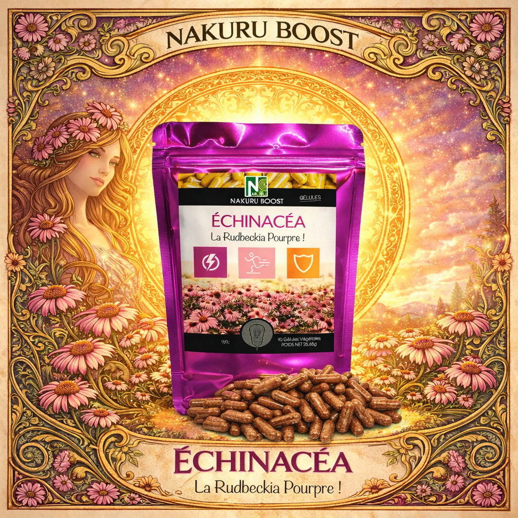 Échinacéa | 90 Gélules Végétales | Gamme Boost | Fabriqué en France | "La Rudbeckia Pourpre !"