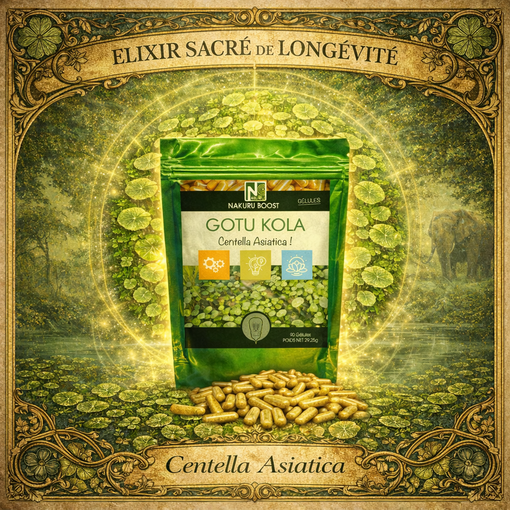 Gotu Kola | 500 Gélules | Gamme Boost | Fabriqué en France | "Centella Asiatica !"