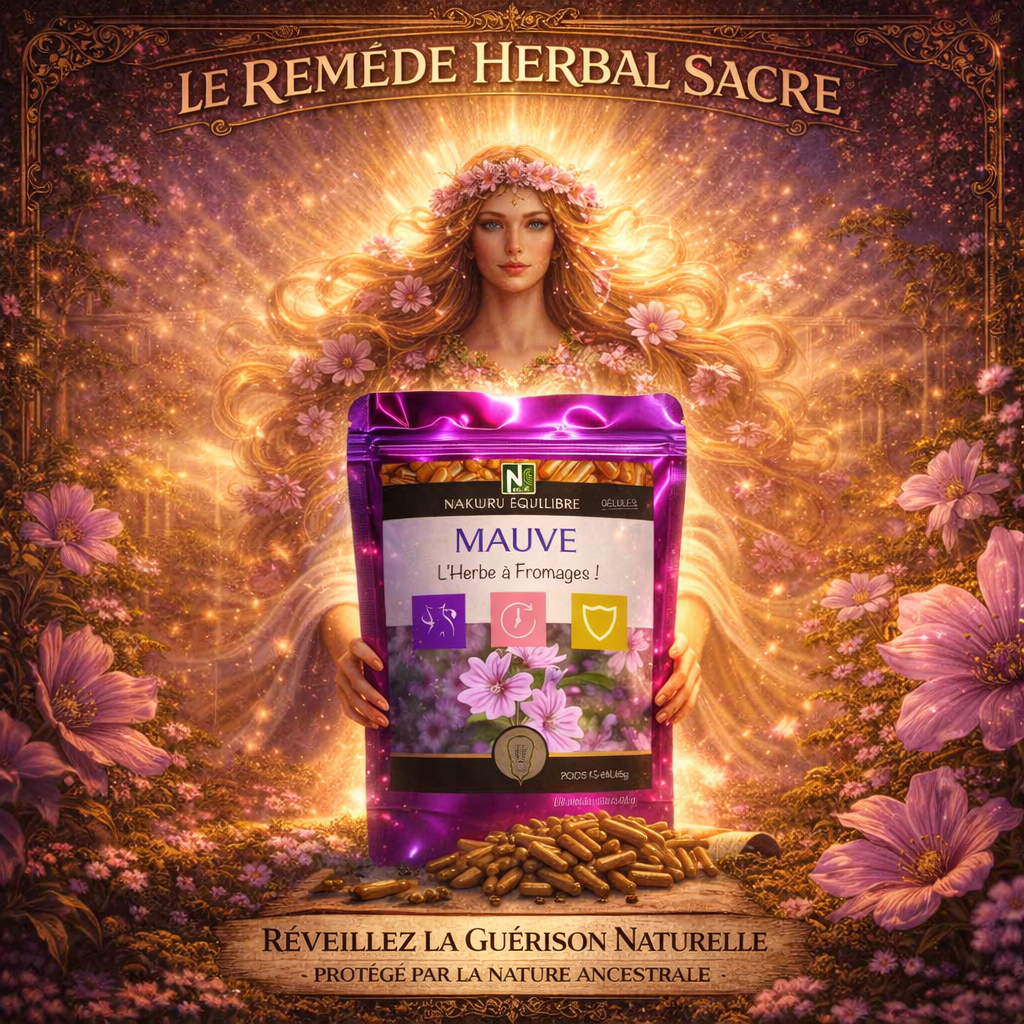 Mauve | 90 Gélules | Gamme Équilibre | Fabriqué en France | "L'Herbe à Fromages !"