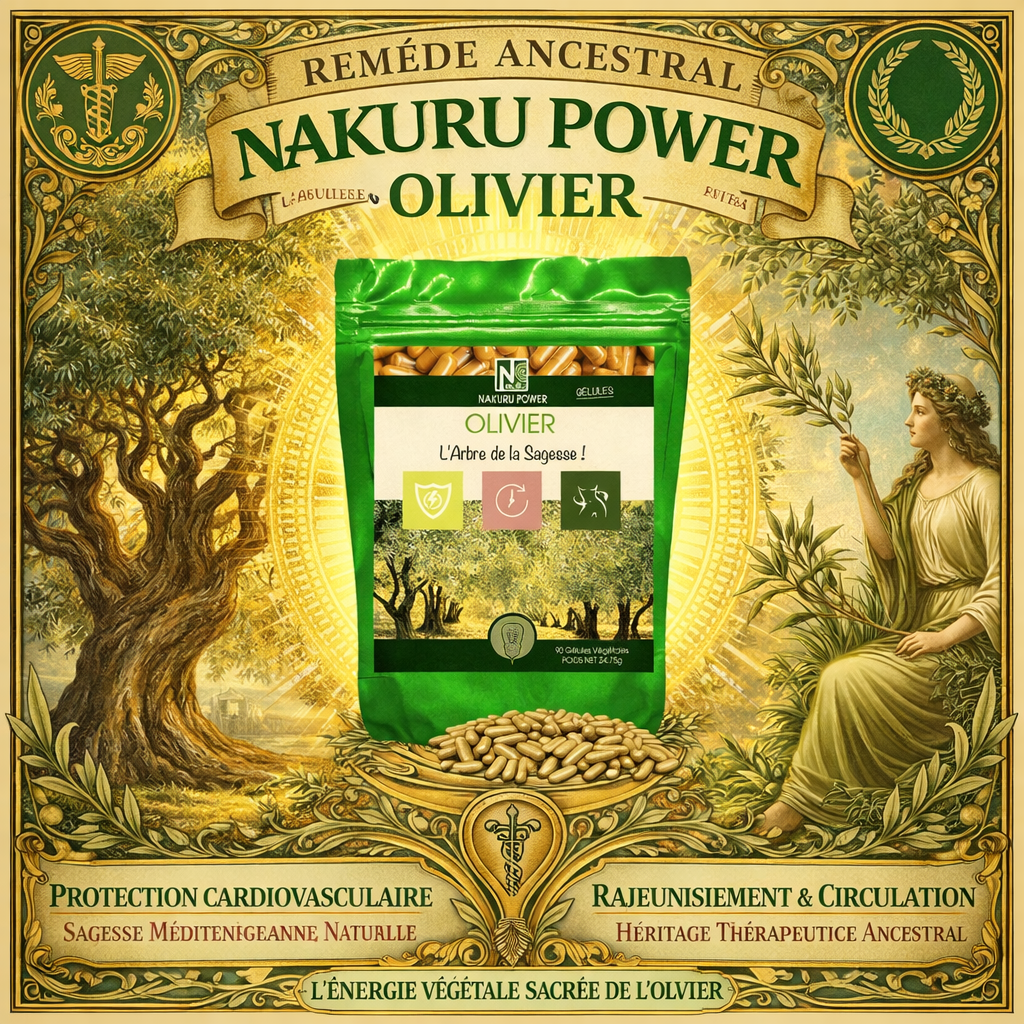 Olivier | 90 Gélules Végétales | Gamme Power | Fabriqué en France | "L'Arbre de la Sagesse!"