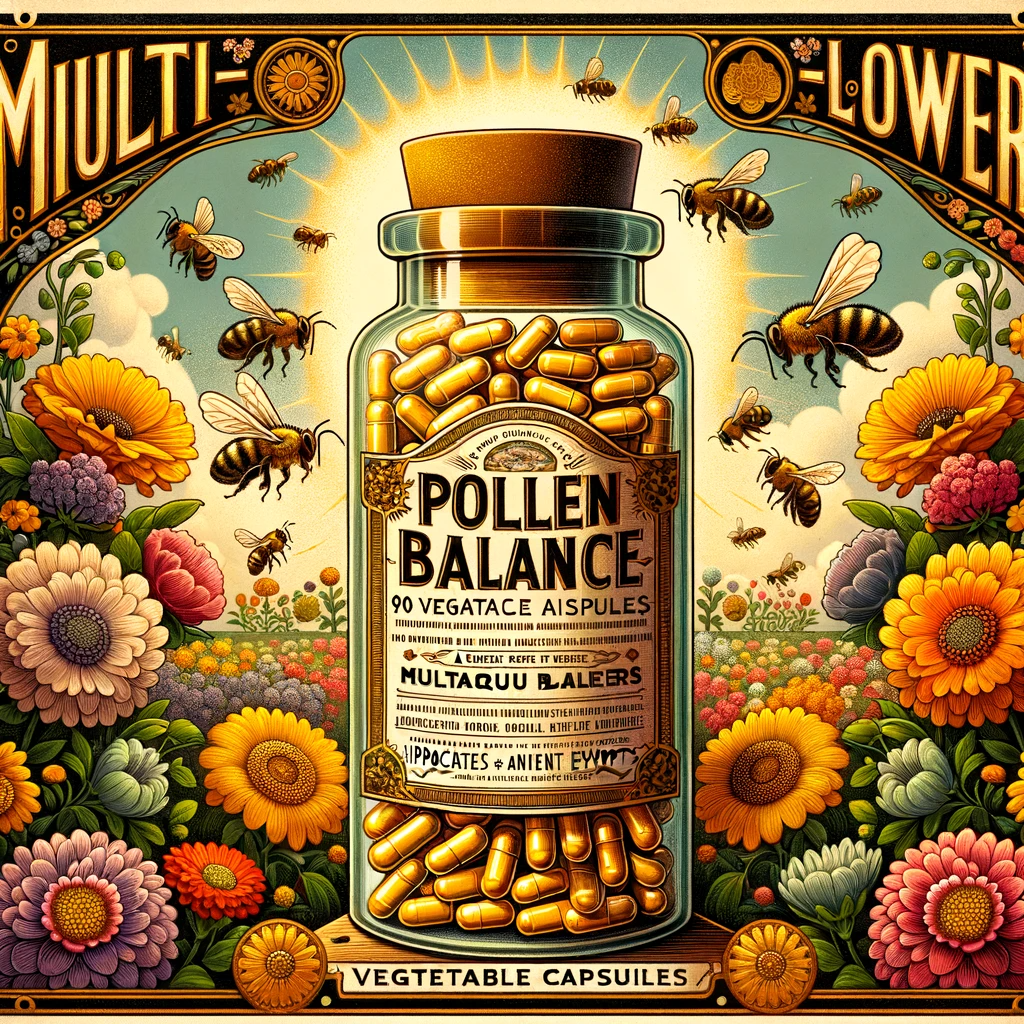 Pollen | 90 Gélules | Gamme Équilibre | Fabriqué en France | "Multi-Fleurs!"