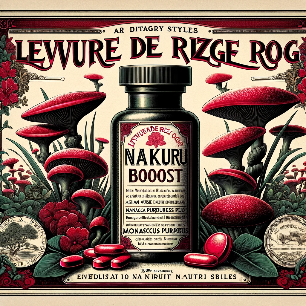 Levure de Riz Rouge | 500 Comprimés | Gamme Boost | Fabriqué en France | "Le Diamant du Soleil Levant !"