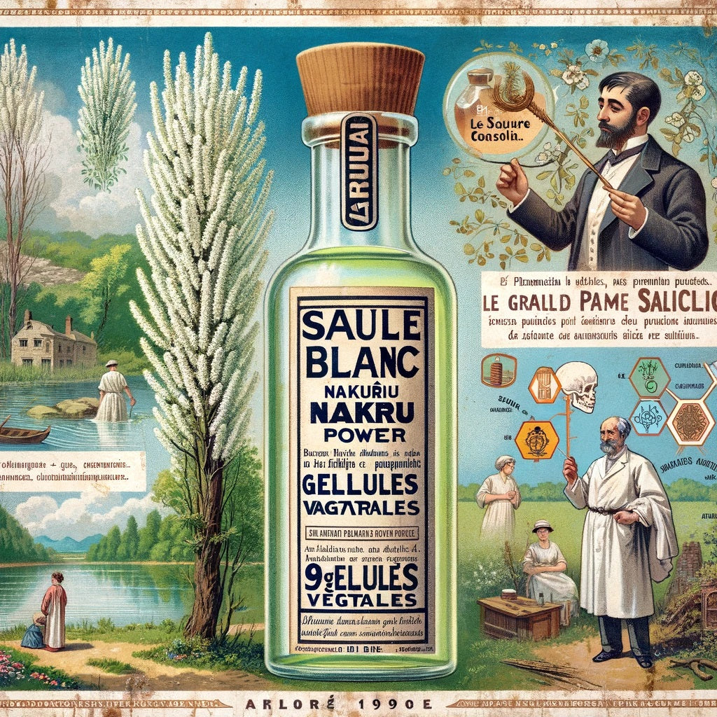 Saule Blanc | 90 Gélules Végétales| Gamme Power | Fabriqué en France | "Le Grand Père Consolateur !"