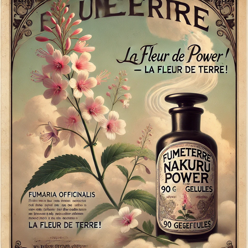 Fumeterre | 500 Gélules |Gamme Power | Fabriqué en France | "La Fleur de Terre !"