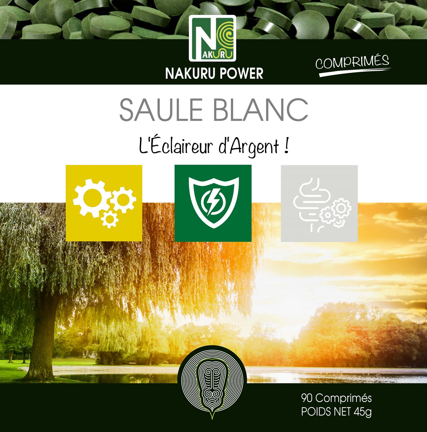 Saule Blanc | 90 Comprimés | Gamme Power | Fabriqué en France | "L'Éclaireur d'Argent !"