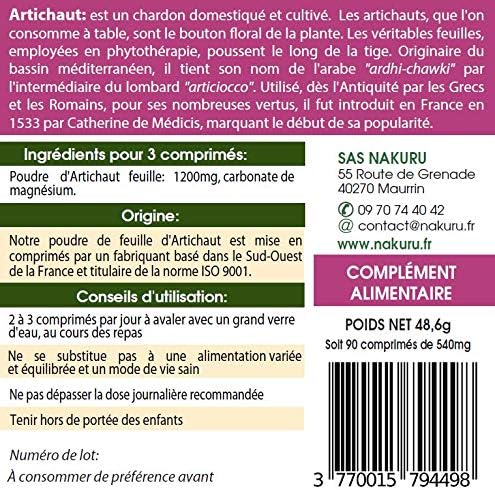 Artichaut Comprimés