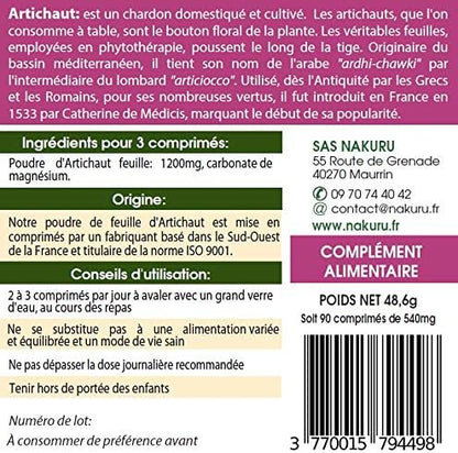 Artichaut Comprimés