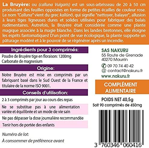 Bruyère comprimés
