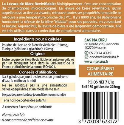 Levure Revivifable