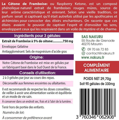 Cétone de Framboise