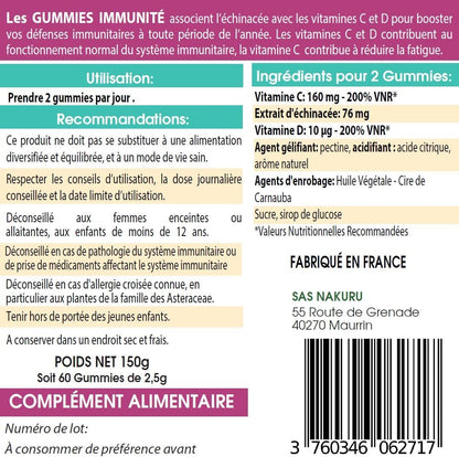 Immunité Gummies