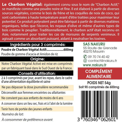 Charbon comprimés