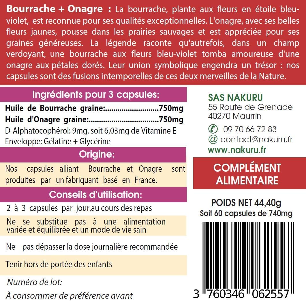 Bourrache + Onagre