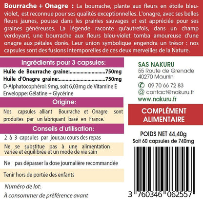 Bourrache + Onagre