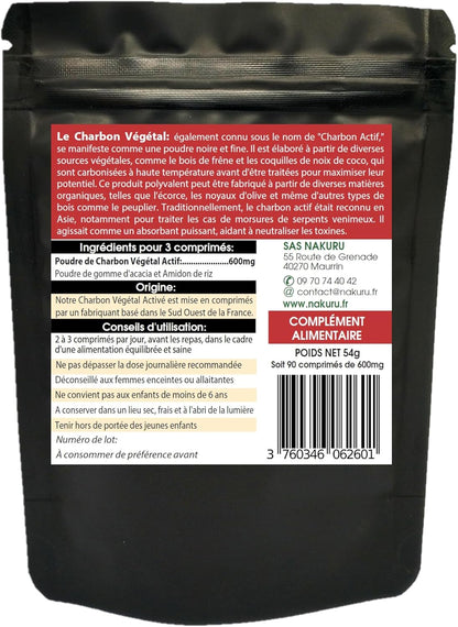 Charbon comprimés