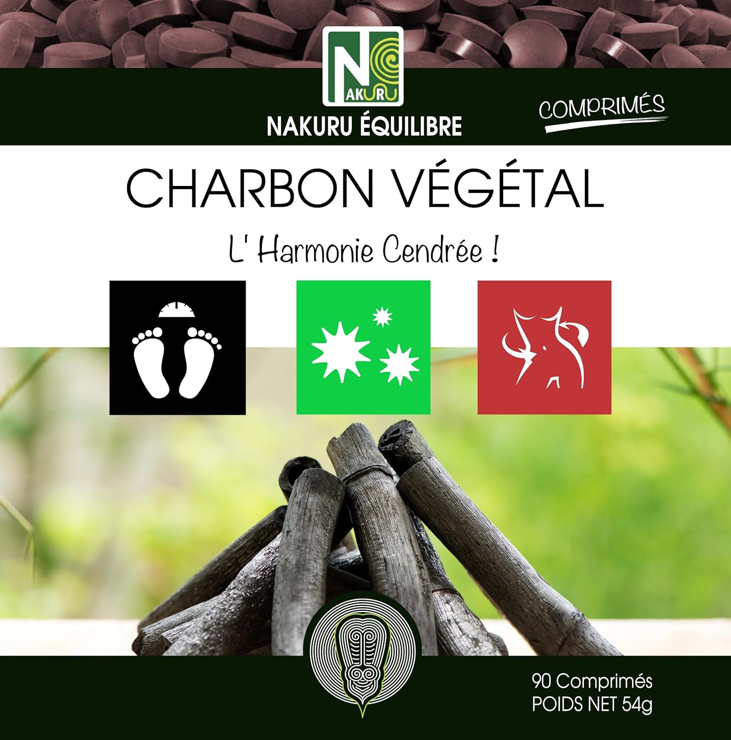 Charbon comprimés