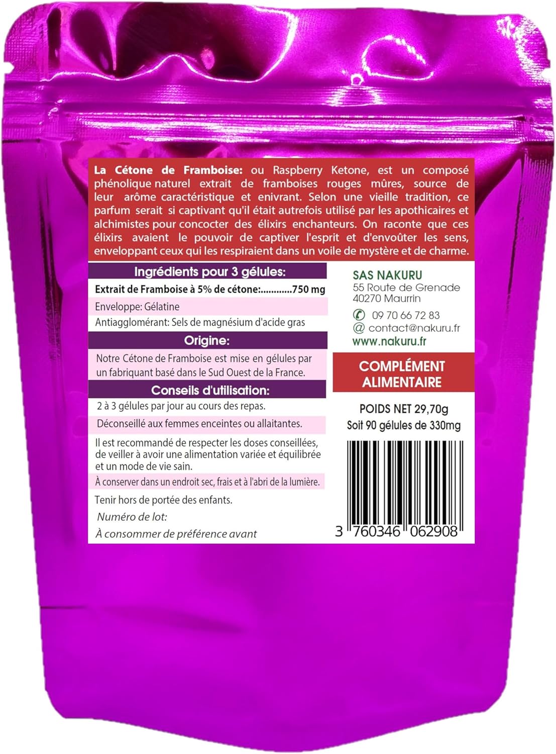 Cétone de Framboise
