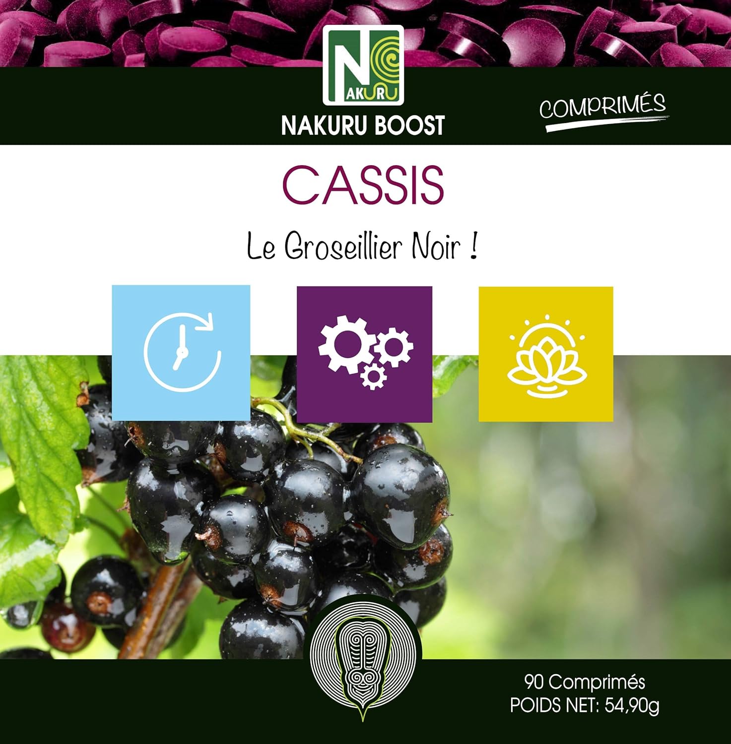 Cassis Comprimés