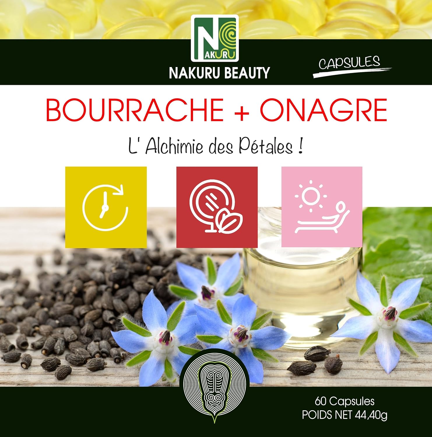 Bourrache + Onagre