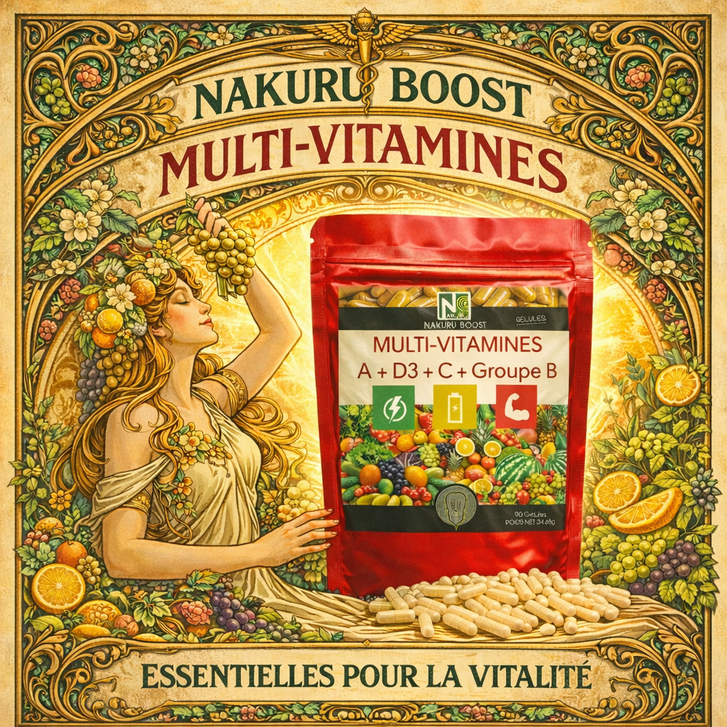 Multi-Vitamines | 90 Gélules | Gamme Boost | Fabriqué en France | Vitamine A + D3 + C + Groupe B