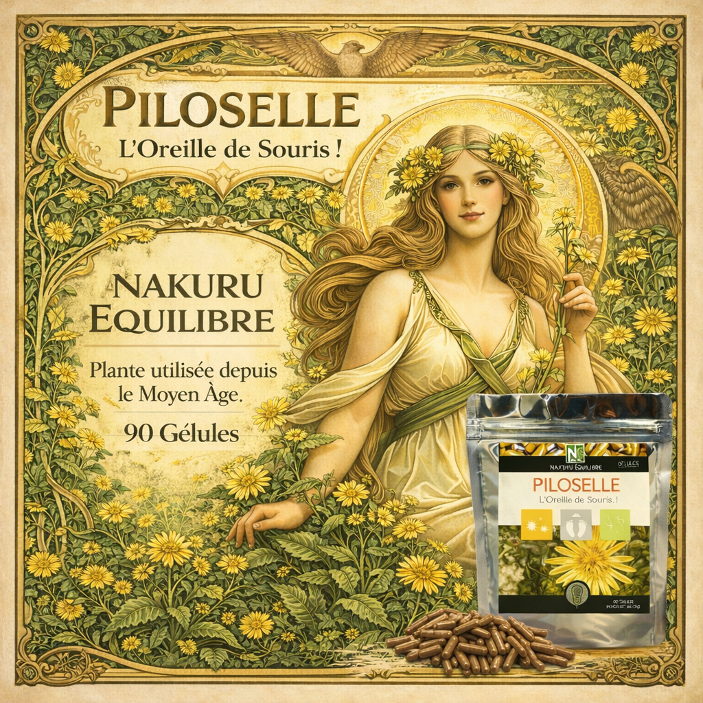 Piloselle | 90 Gélules | Gamme Équilibre | Fabriqué en France | "L'Oreille de Souris !"