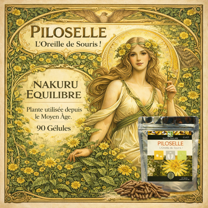 Piloselle | 90 Gélules | Gamme Équilibre | Fabriqué en France | "L'Oreille de Souris !"