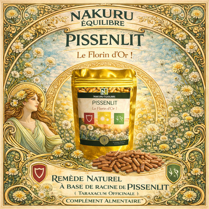 Pissenlit | 500 Gélules Végétales | Gamme Equilibre | Fabriqué en France | "Le Florin d'Or!"