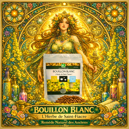 Bouillon Blanc | 90 Gélules | Gamme Équilibre | Fabriqué en France | "L'Herbe de Saint Fiacre !"