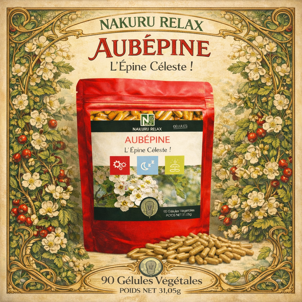 NAKURU | Aubépine | 90 Gélules Végétales