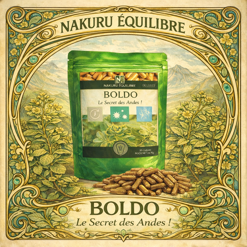 Boldo | 90 Gélules | Gamme Équilibre | Fabriqué en France | "Le Secret des Andes !"