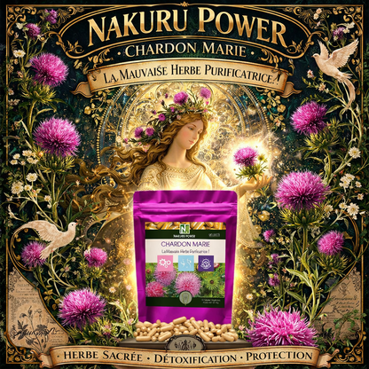 Chardon Marie | 90 Gélules Végétales | Gamme Power | Fabriqué en France | "La Mauvaise Herbe Purificatrice!"