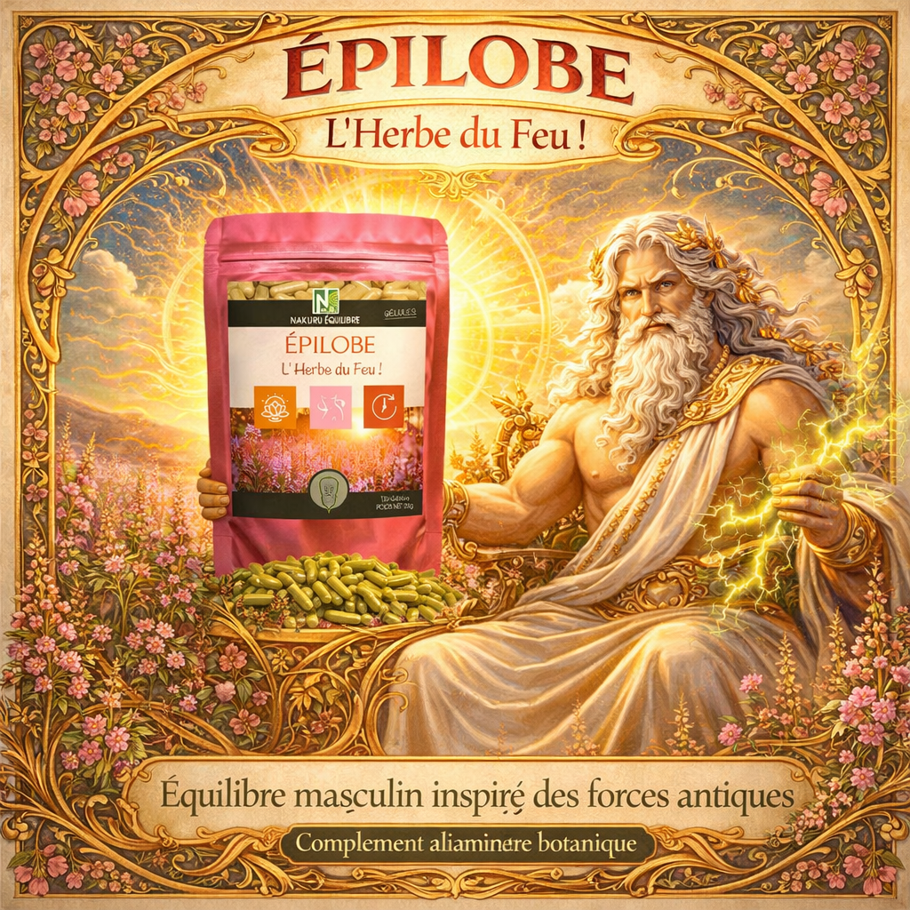 Épilobe | 120 Gélules |Gamme Équilibre | Fabriqué en France | "L'Herbe du Feu !"