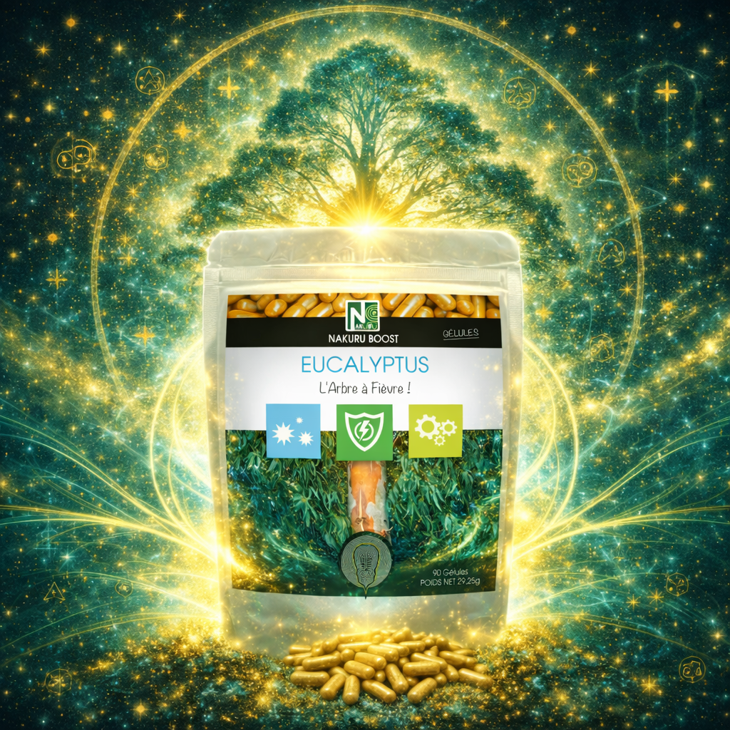 Eucalyptus | 90 Gélules | Gamme Boost | Fabriqué en France | "L'Arbre à Fièvre !"