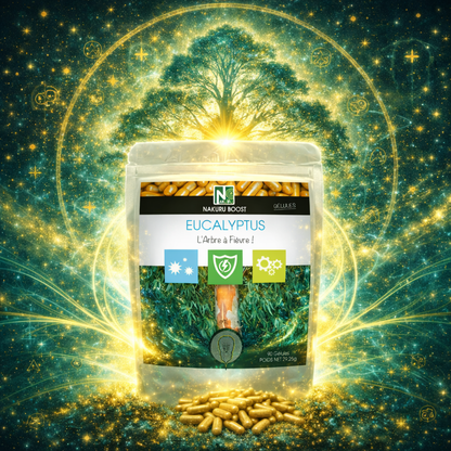 Eucalyptus | 90 Gélules | Gamme Boost | Fabriqué en France | "L'Arbre à Fièvre !"