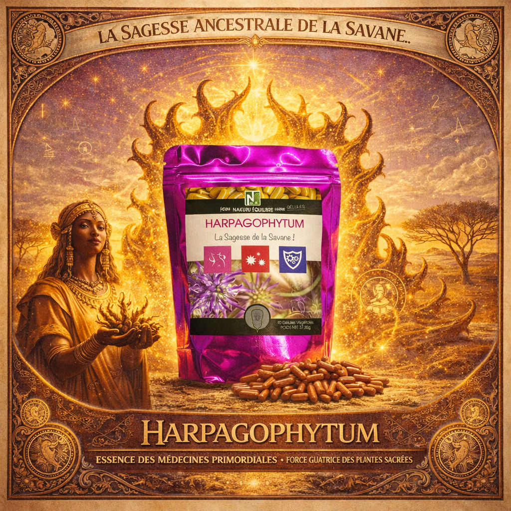 Harpagophytum | 90 Gélules Végétales | Gamme Equilibre | Fabriqué en France | "La Sagesse de la Savane!