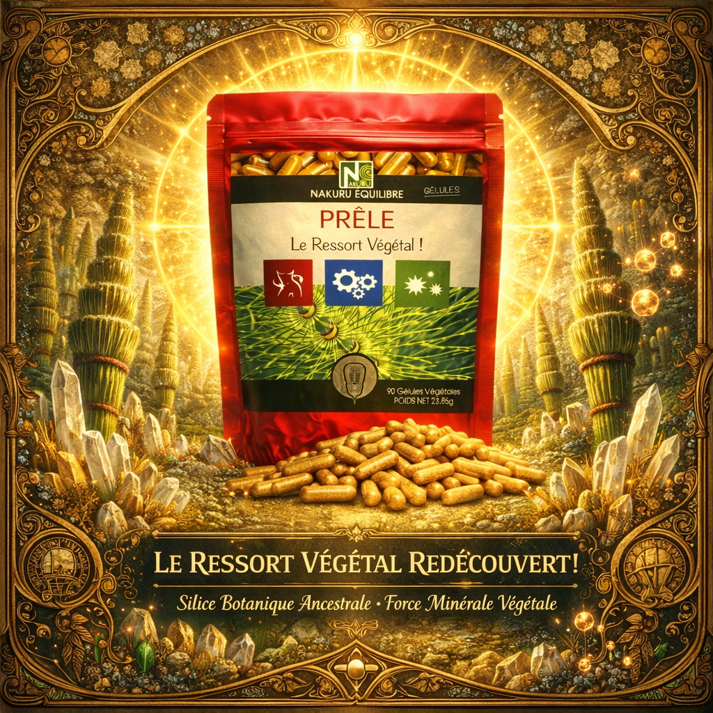 Prêle | 90 Gélules Végétales | Gamme Équilibre | Fabriqué en France | "Le Ressort Végétal!"