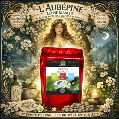 Aubépine | 90 Comprimés | Gamme Relax | Fabriqué en France | "L'Épine Blanche!"