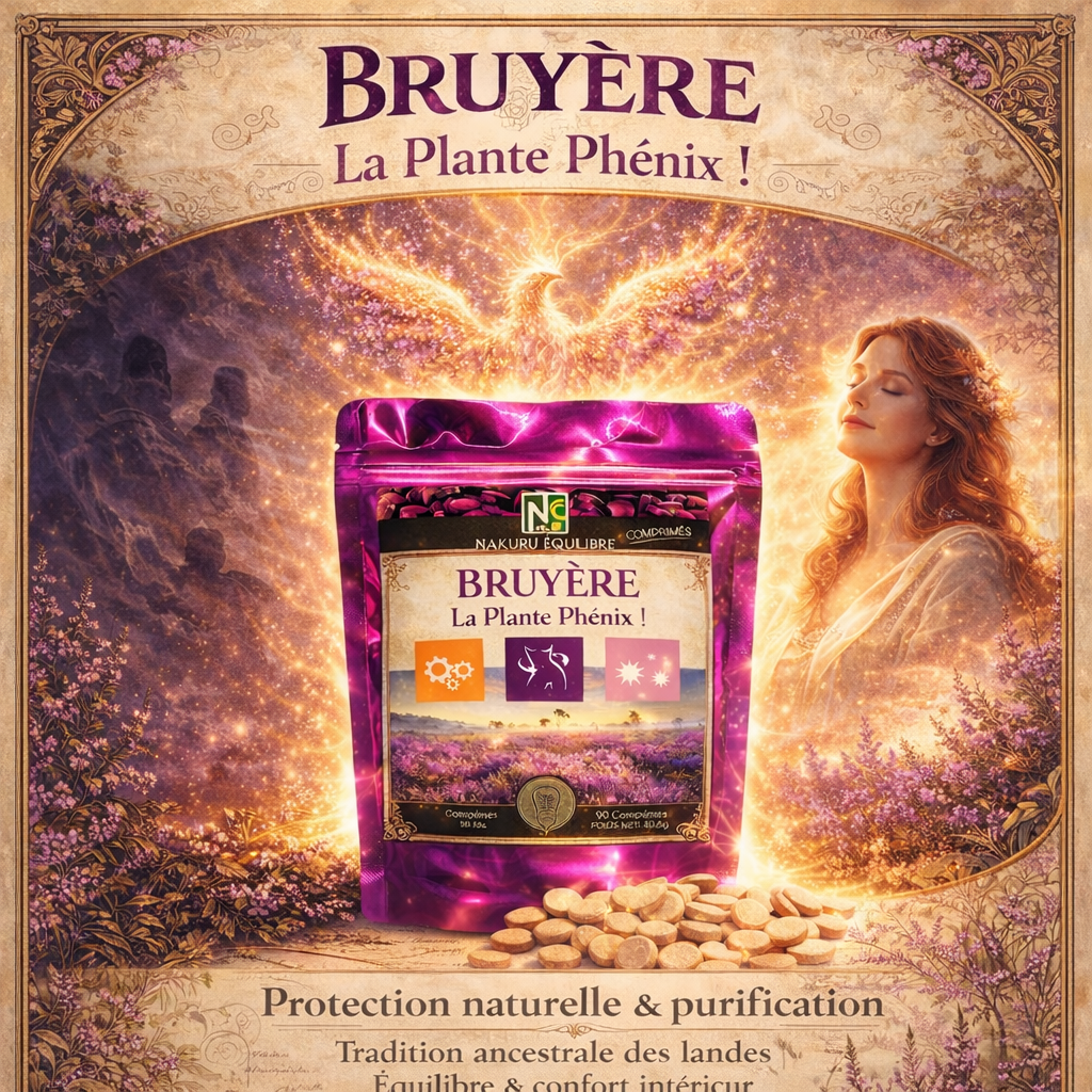Bruyère | 500 Comprimés | Gamme Équilibre | Fabriqué en France | "La Plante Phénix!"