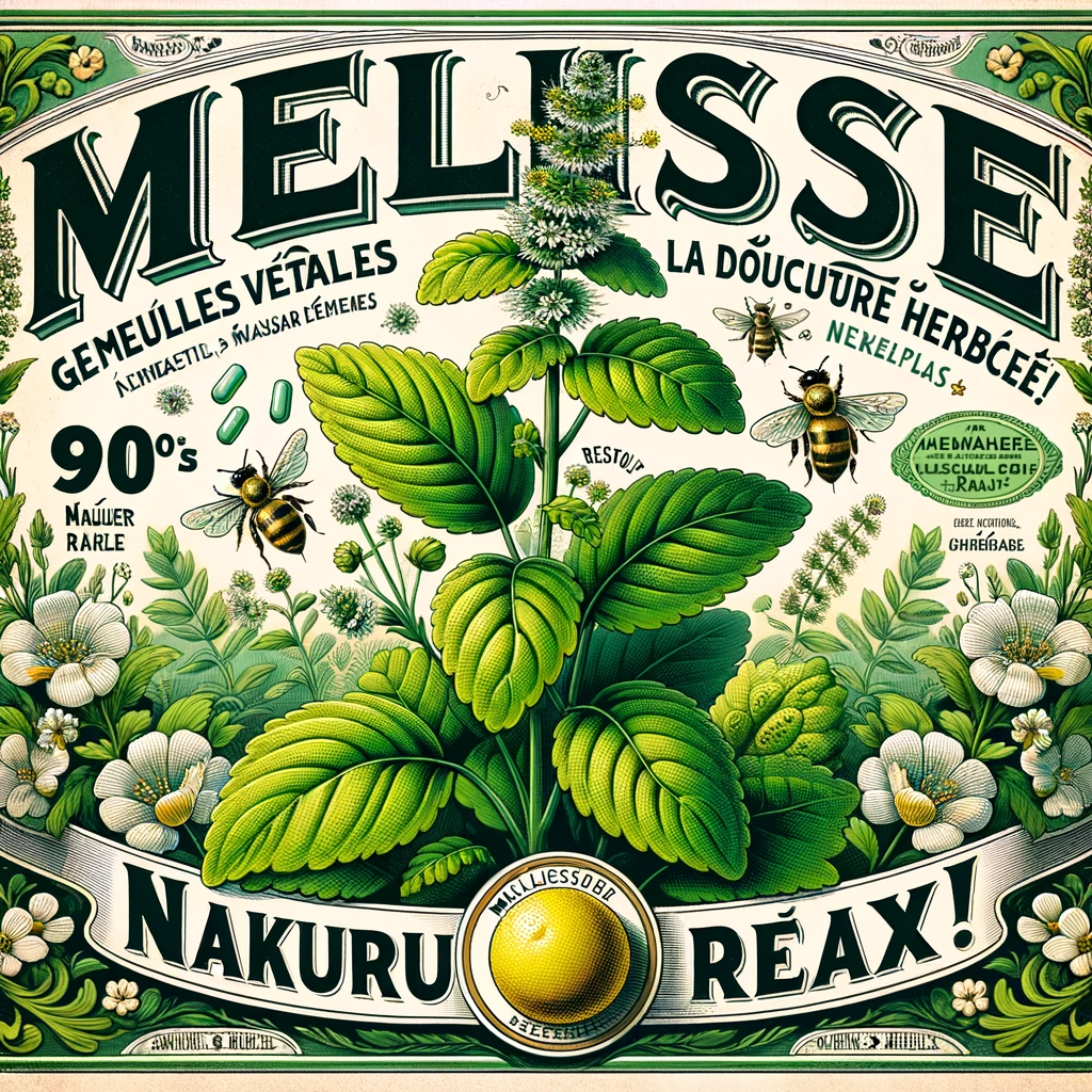 Mélisse | 90 Gélules Végétales |Gamme Relax | Fabriqué en France | "La Douceur Herbacée!"