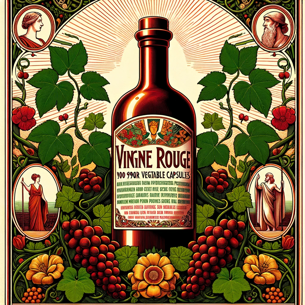Vigne Rouge | 90 Gélules Végétales | Gamme Power | Fabriqué en France | "In Vino Veritas!"