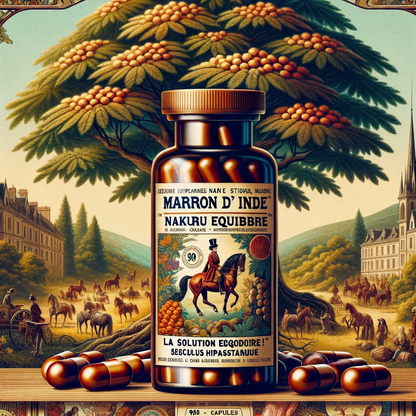 Marron d'Inde | 90 Gélules Végétales | Gamme Équilibre | Fabriqué en France | "La Solution Oubliée!"