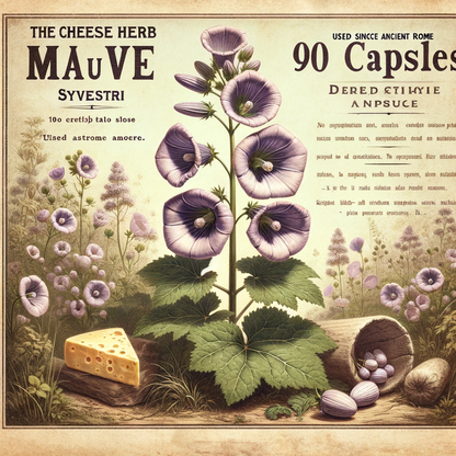 Mauve | 90 Gélules | Gamme Équilibre | Fabriqué en France | "L'Herbe à Fromages !"