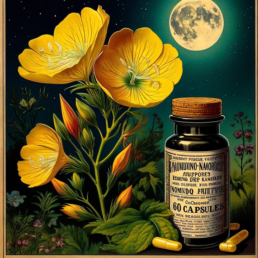 Onagre | 60 Capsules| Gamme Beauty | Fabriqué en France |"La Belle de Nuit!"