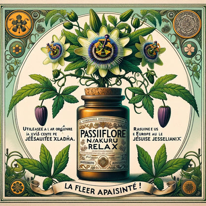 Passiflore | 90 Comprimés | Gamme Relax | Fabriqué en France | "La Fleur Apaisante!"