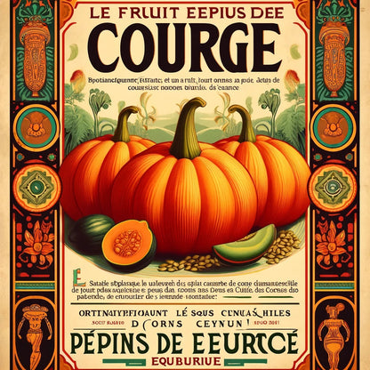 Pépins de Courge | 60 Capsules | Gamme Équilibre | Fabriqué en France | "Le Fruit des Aztèques !"
