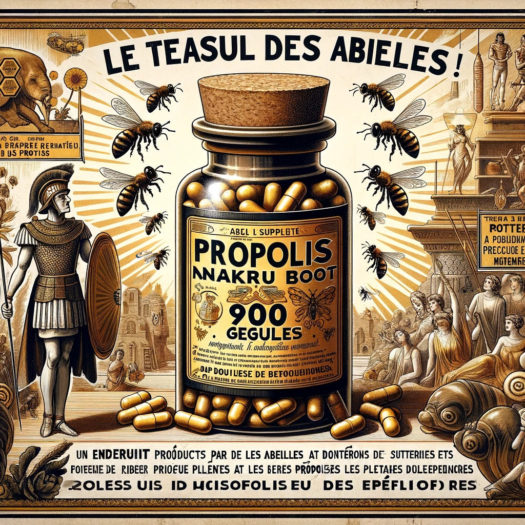 Propolis | 500 Gélules |Gamme Boost | Fabriqué en France | "Le Trésor des Abeilles !"