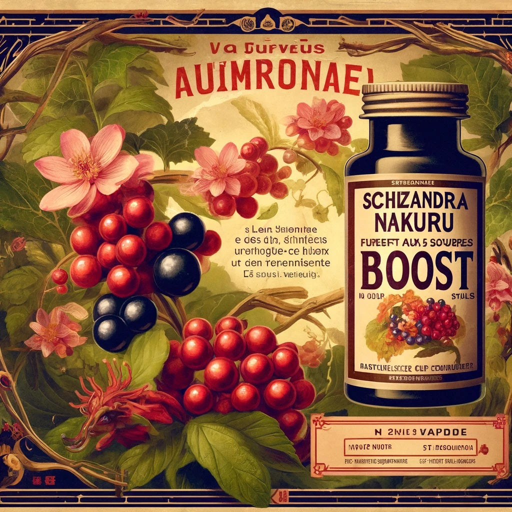 Schizandra | 500 Gélules | Gamme Boost | Fabriqué en France | "Le Fruit aux 5 Saveurs !"