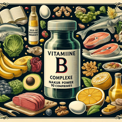 Vitamines B Complexe | 90 Comprimés | Gamme Power | Fabriqué en France